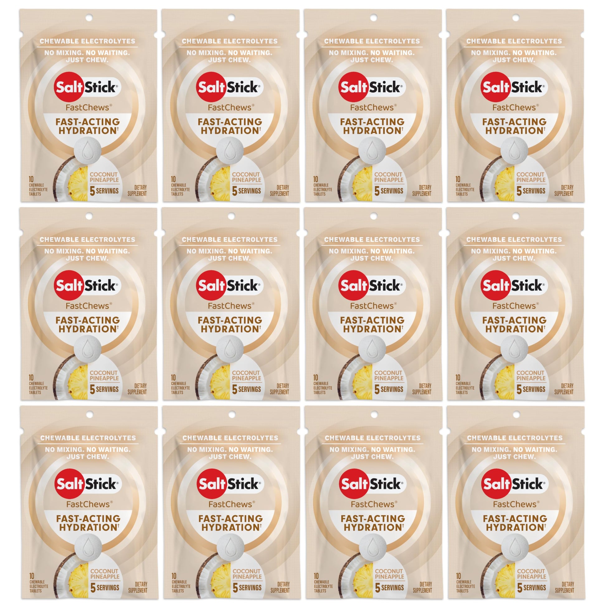 SaltStick Electrolyte FastChews Chewable Tablets 120 Tablets