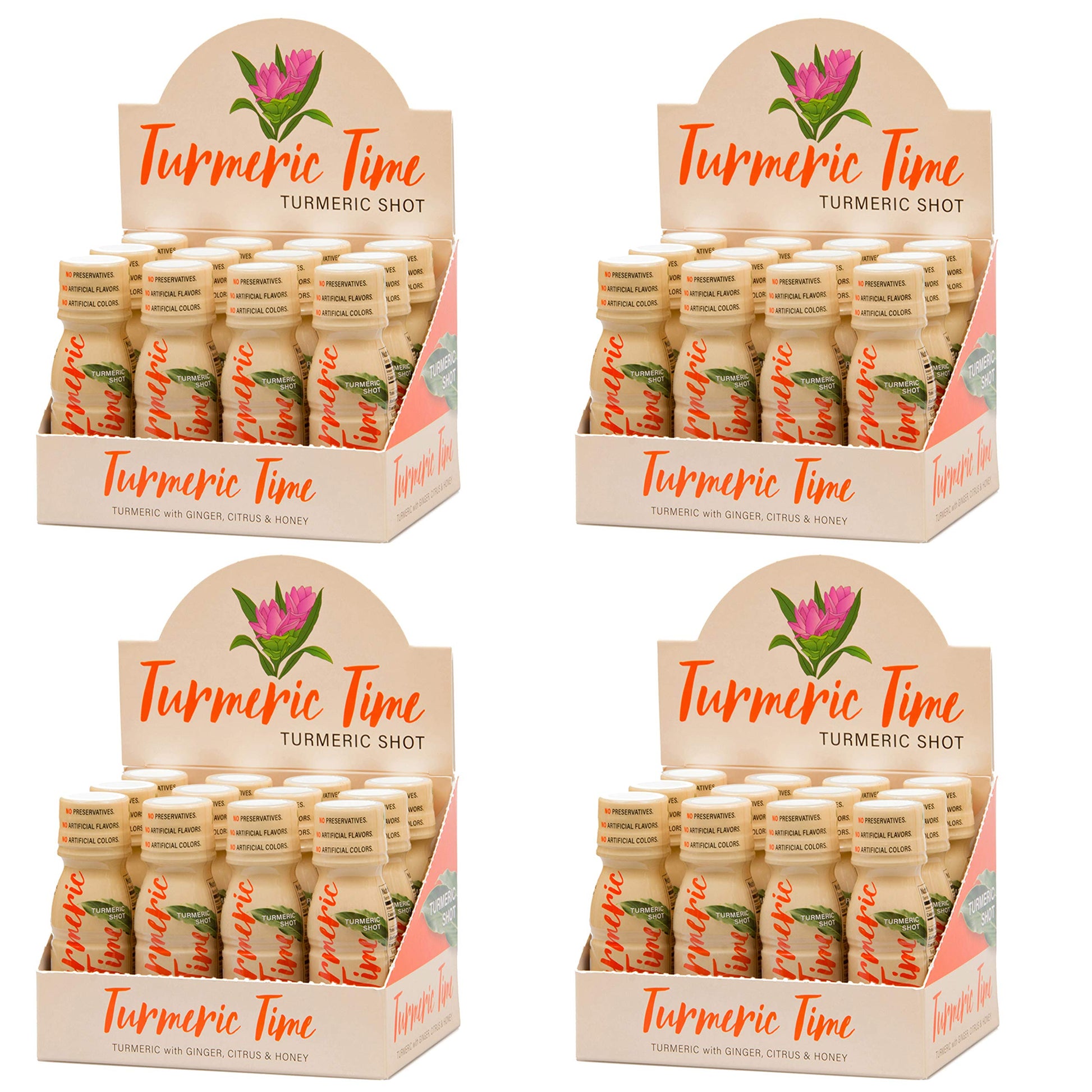 Turmeric Time Turmeric Shots - Turmeric with Ginger, Citrus & Honey Powder, 1 Count