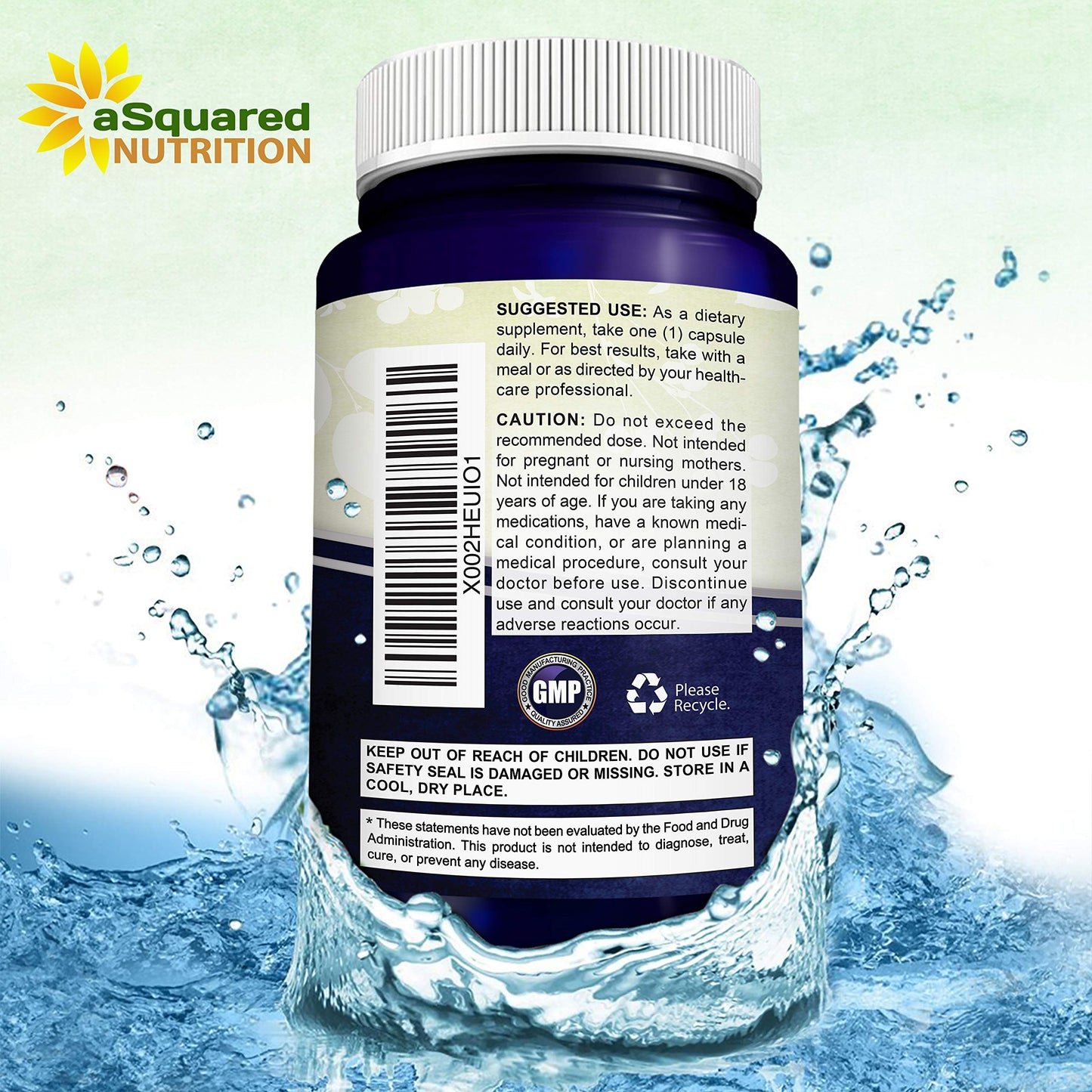aSquared Nutrition Nicotinamide with CoQ10 120 Capsules