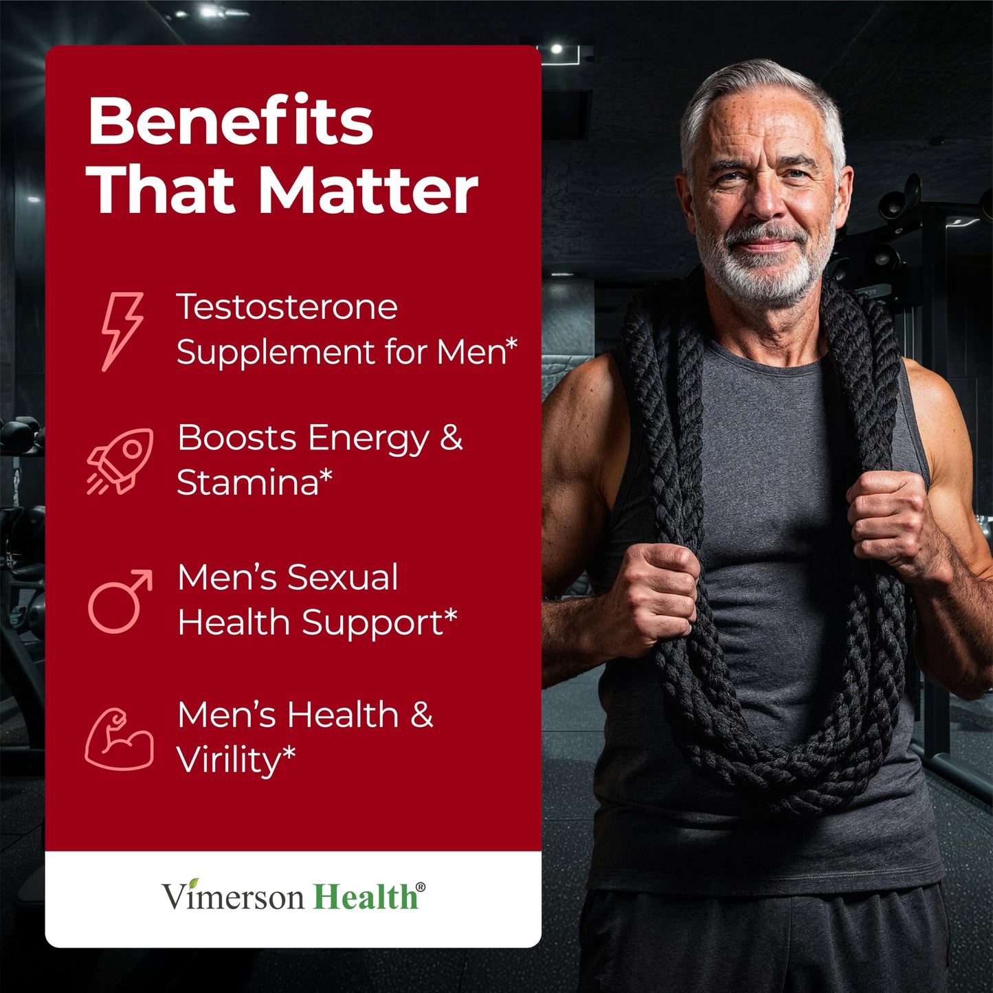 Vimerson Health Longjack Tongkat Ali 100:1 Extract Capsules, 60 Count