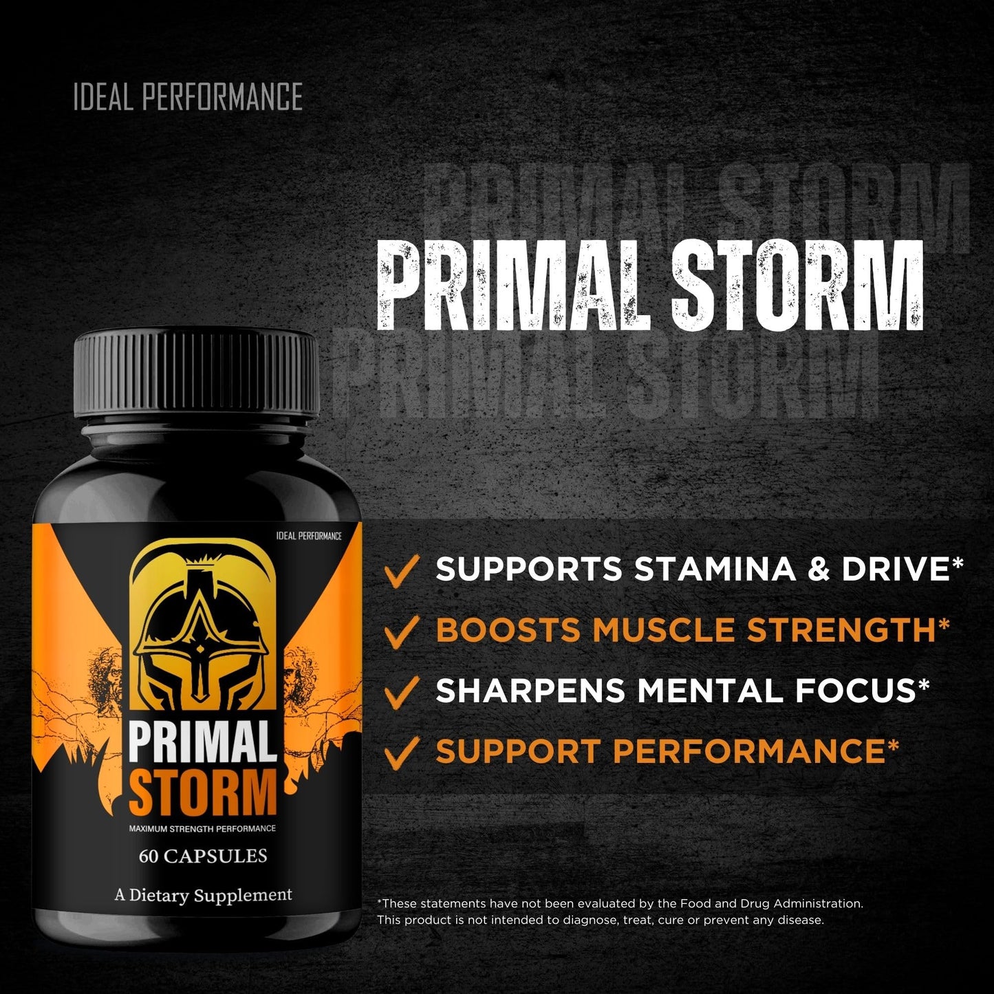 Ideal Performance Primal Storm Capsules 60 Capsules