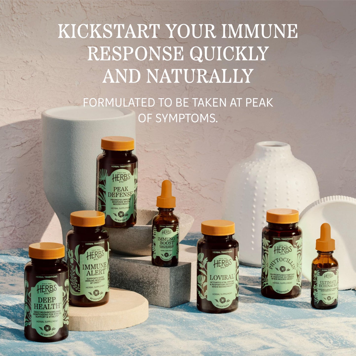 Herbs Etc. Peak Defense Softgels 60