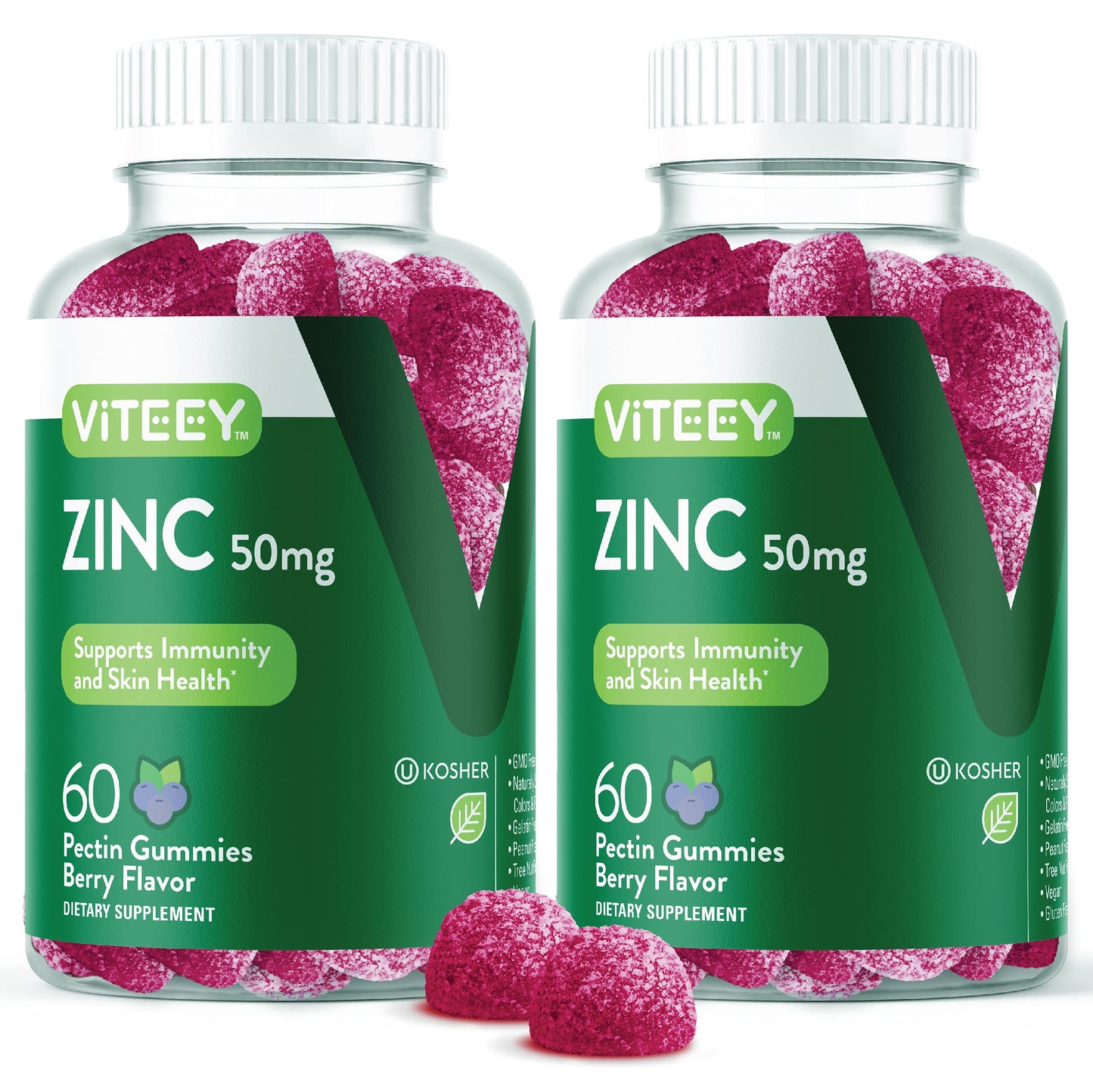 Viteey Zinc Gummies 120 Count
