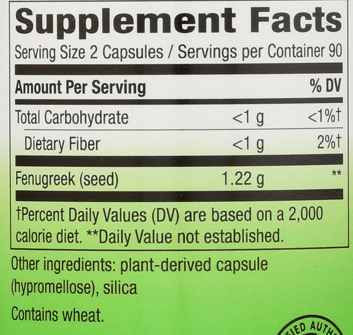 Nature's Way Fenugreek Seed Tablets, 180 Count