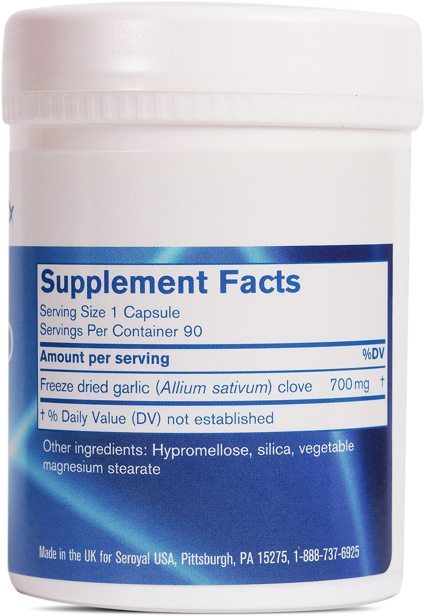 Pharmax Garlic Freeze Dried Capsules 1 Count