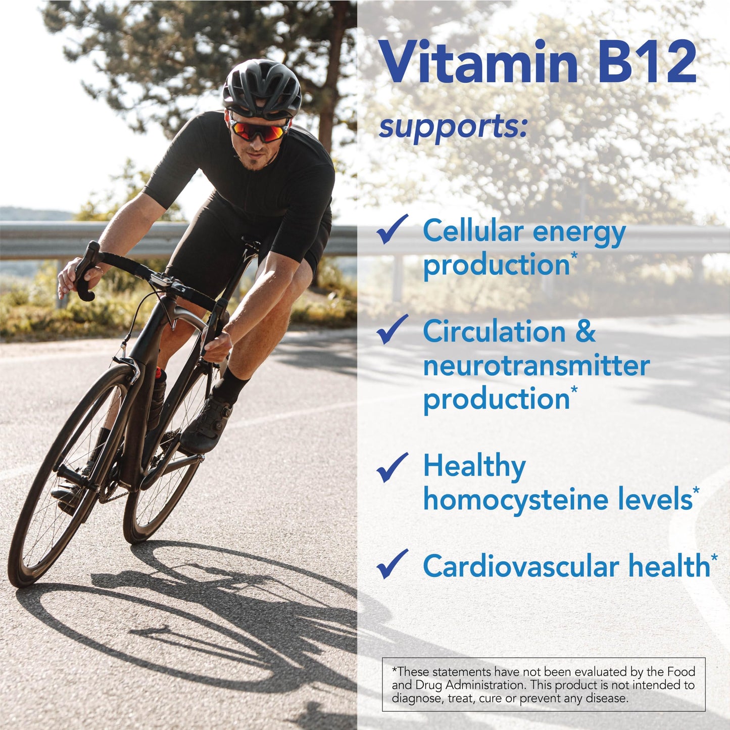 Patient One Vitamin B12 2000mcg Methylcobalamin Tablet, 120 Count