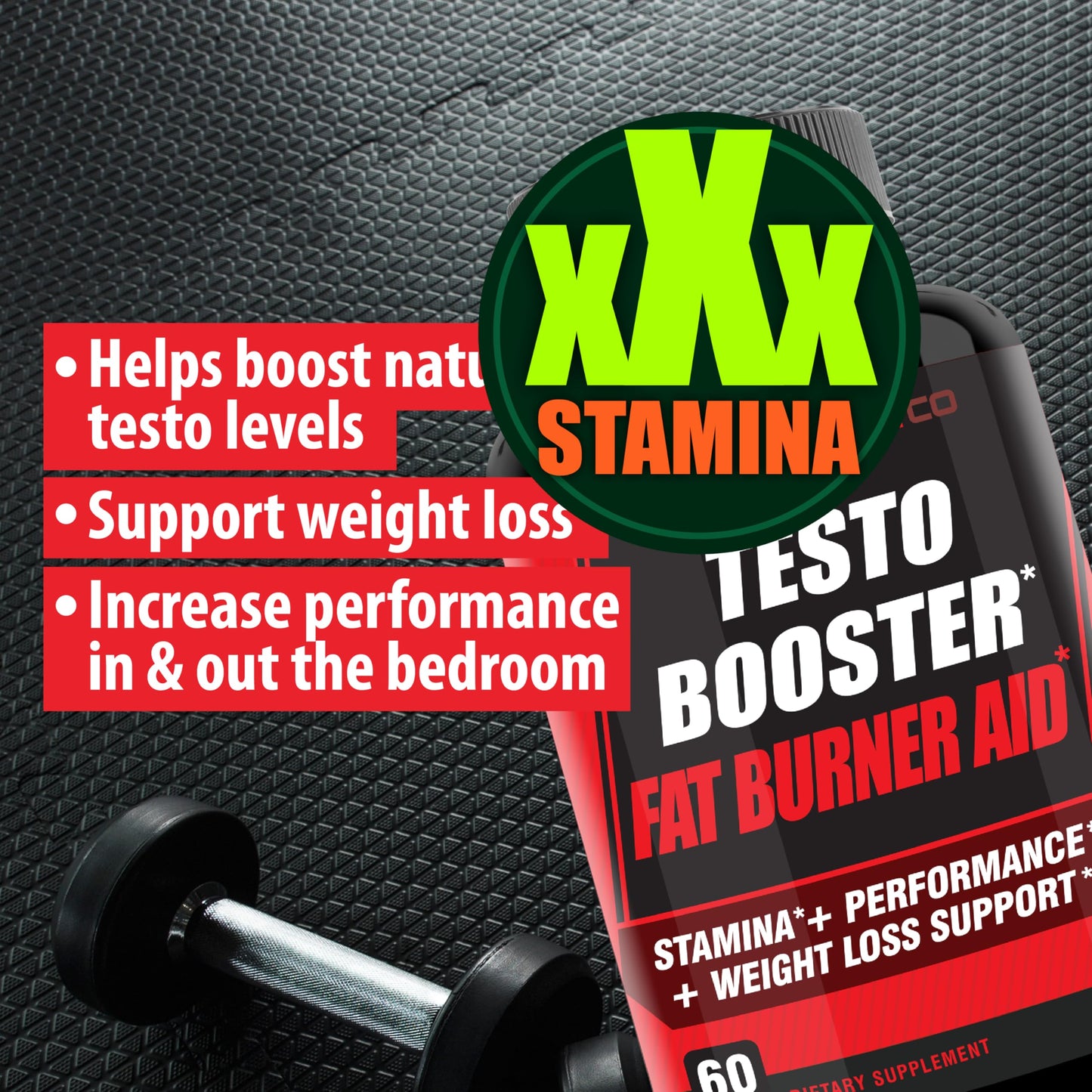 THELABSMENCO Natural Testosterone Booster for Men Capsule, 60 Count