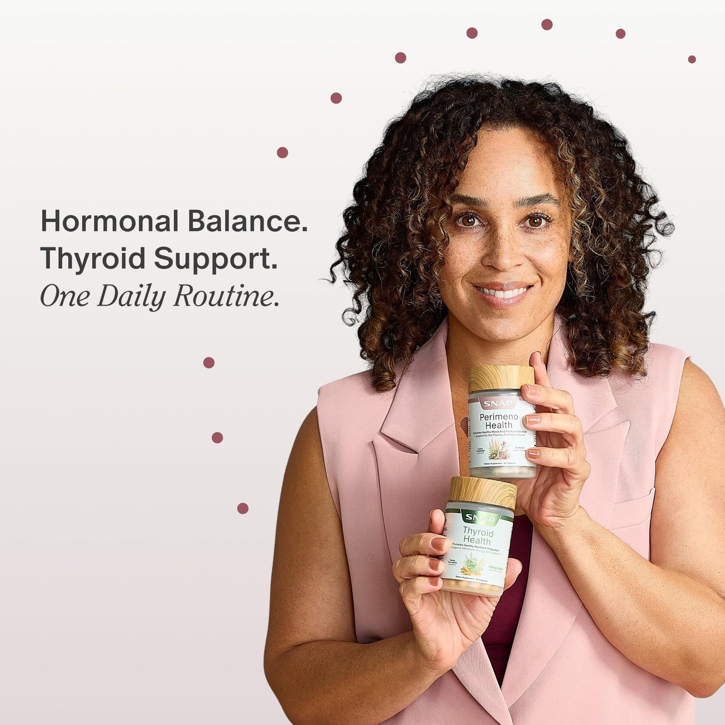 Snap Supplements Perimeno & Thyroid Health Bundle, 120 Capsules