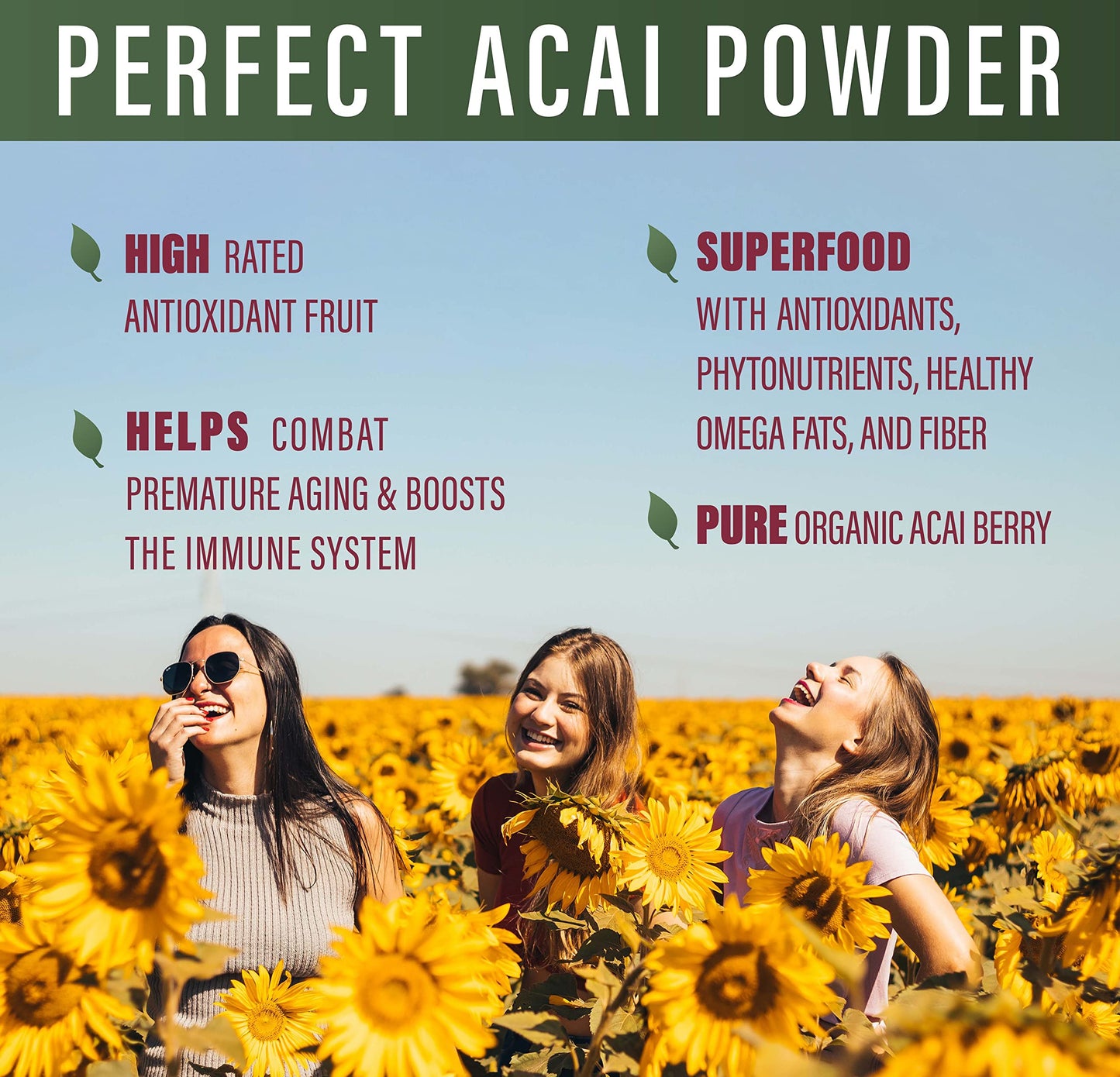 Perfect Supplements Perfect Acai Powder, 3.35 oz