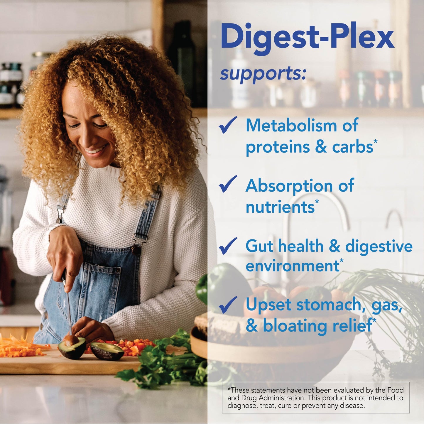 Patient One Digest-Plex Digestive Enzyme Supplement 120 Capsules