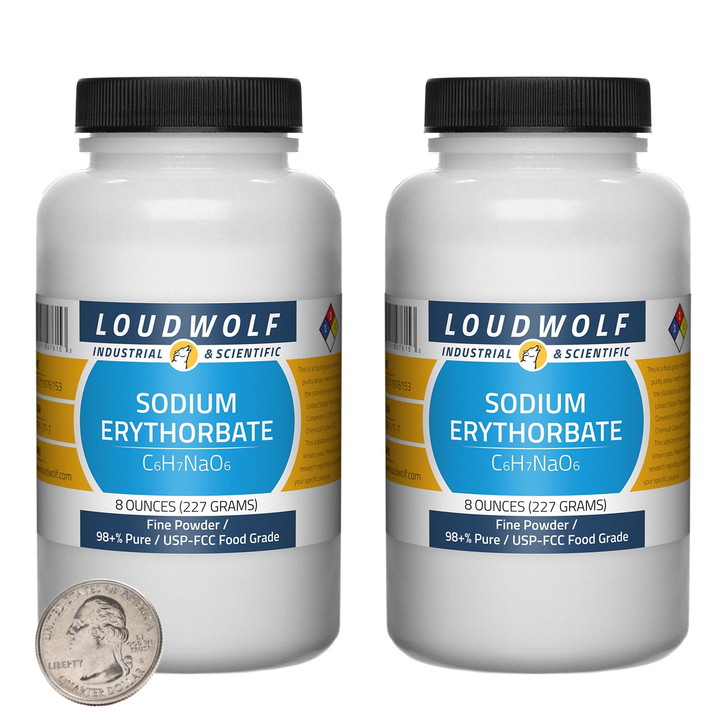 Loudwolf Sodium Erythorbate Powder, 16 Ounces