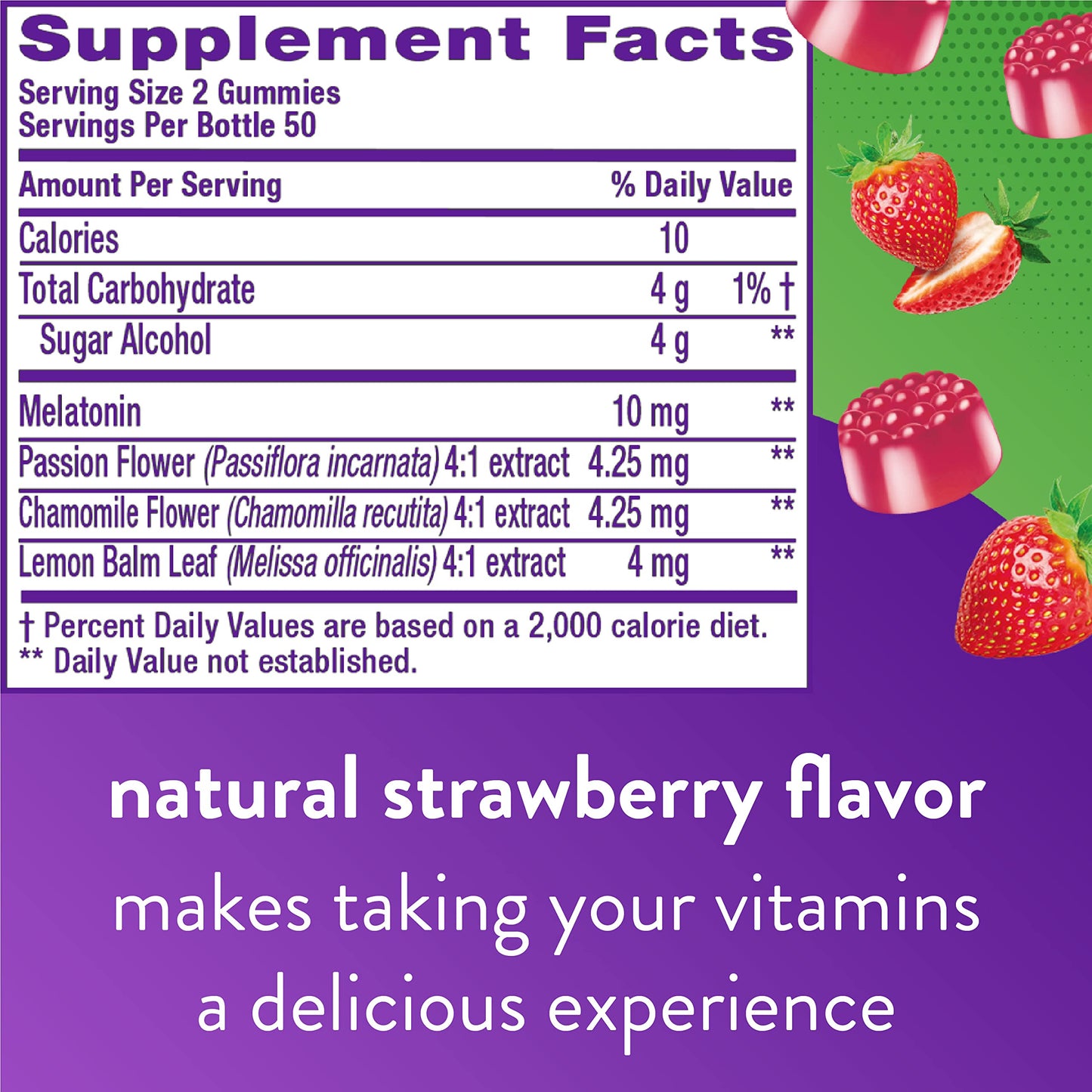 Vitafusion Max Strength Melatonin Gummies, 160 Count