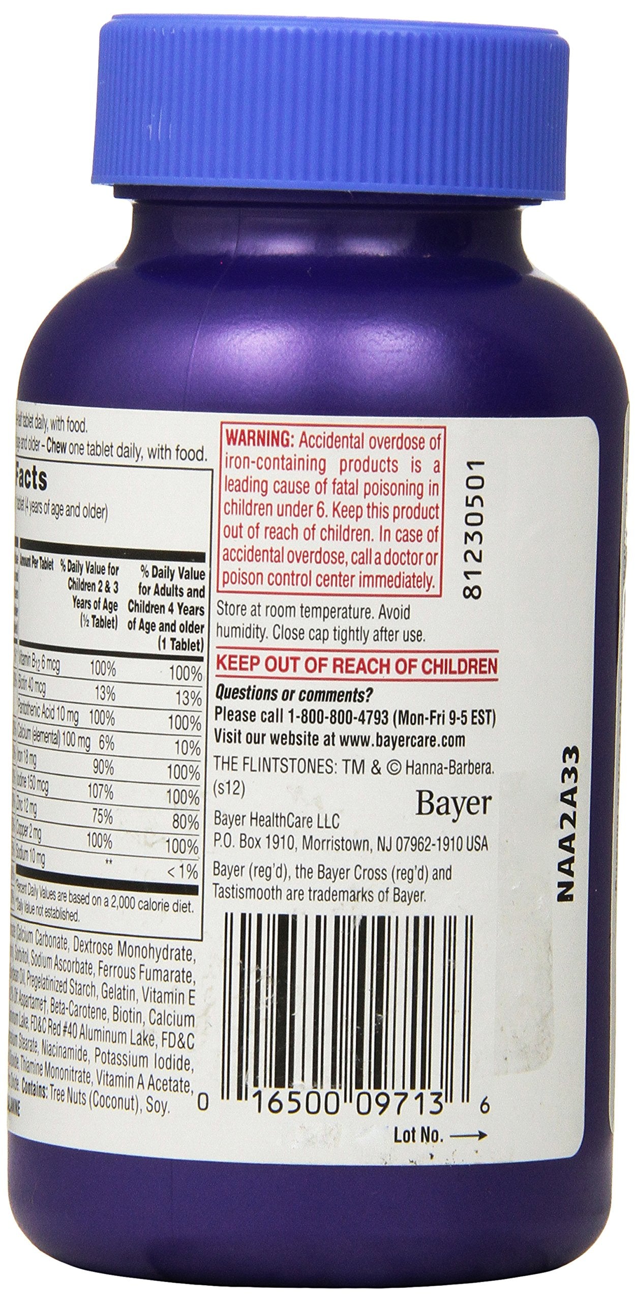 Flintstones Vitamins Children's Complete Multivitamin Chewable Tablets, 150 Count