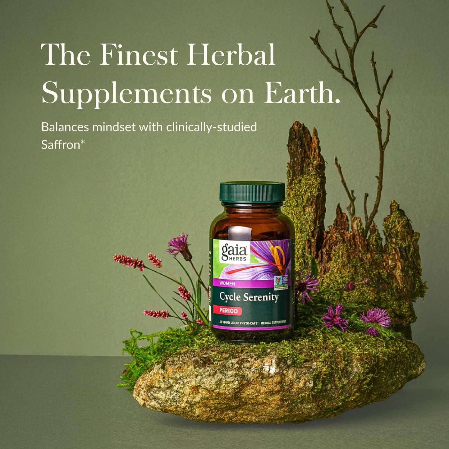 Gaia Herbs Period Cycle Serenity Capsule 60 Count