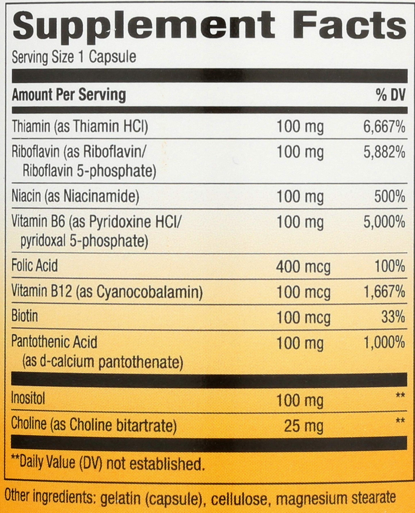Nature's Way B100 Complex Capsules 100