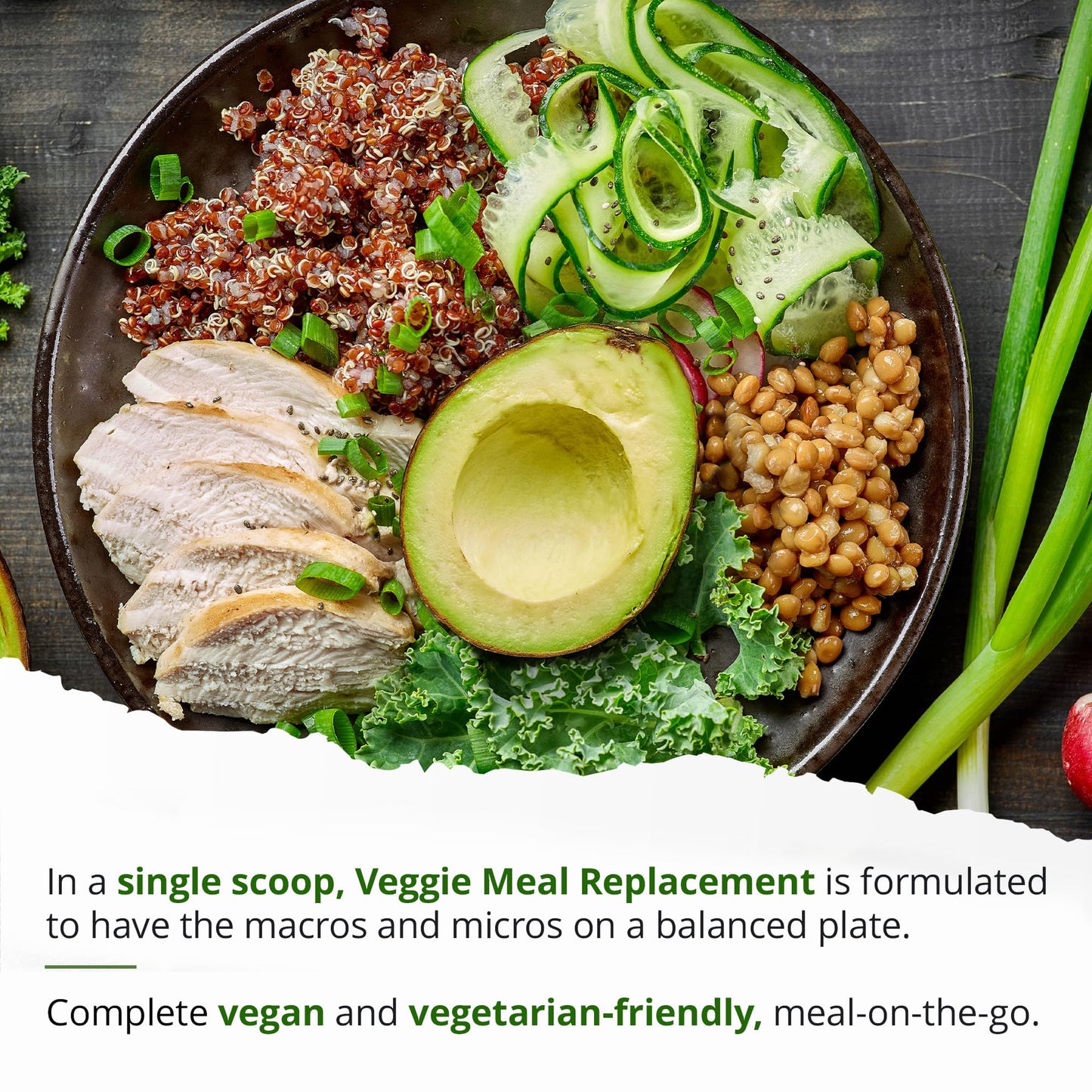 MRM Veggie Meal Replacement Protein Powder - Vanilla Bean, 3 lb