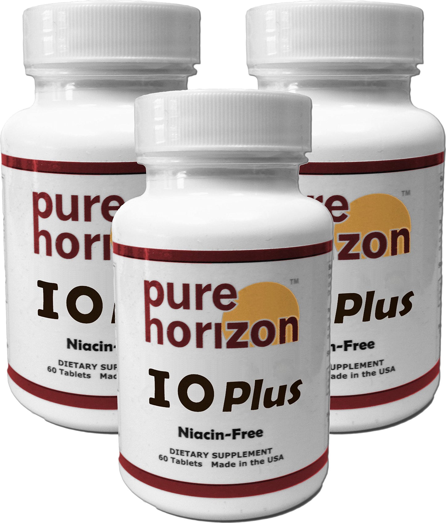 Pure Horizon IOPlus Niacin-Free Iodine Supplement 180 Tablets