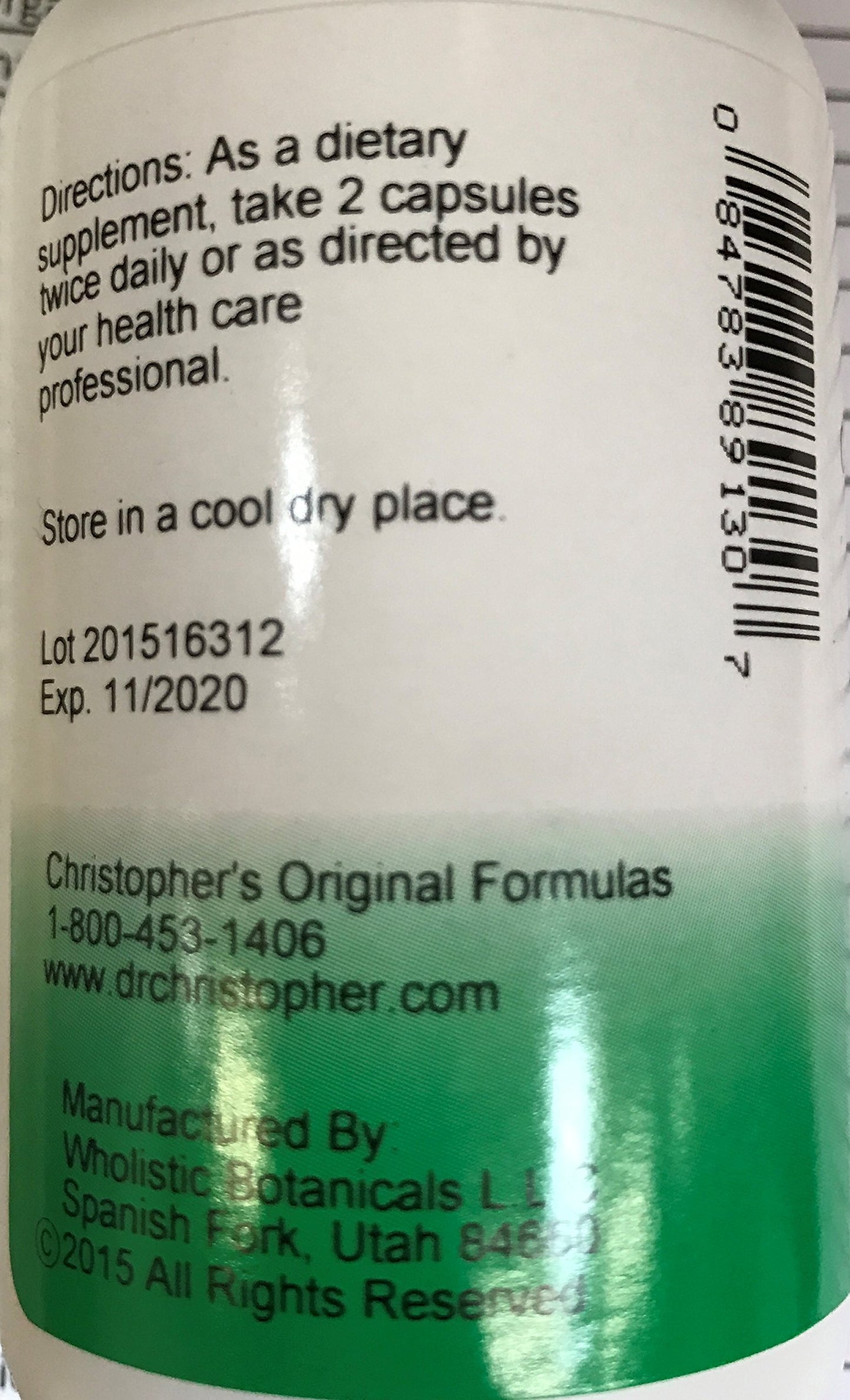 Christopher's Original Formulas Joint Formula Capsules 100
