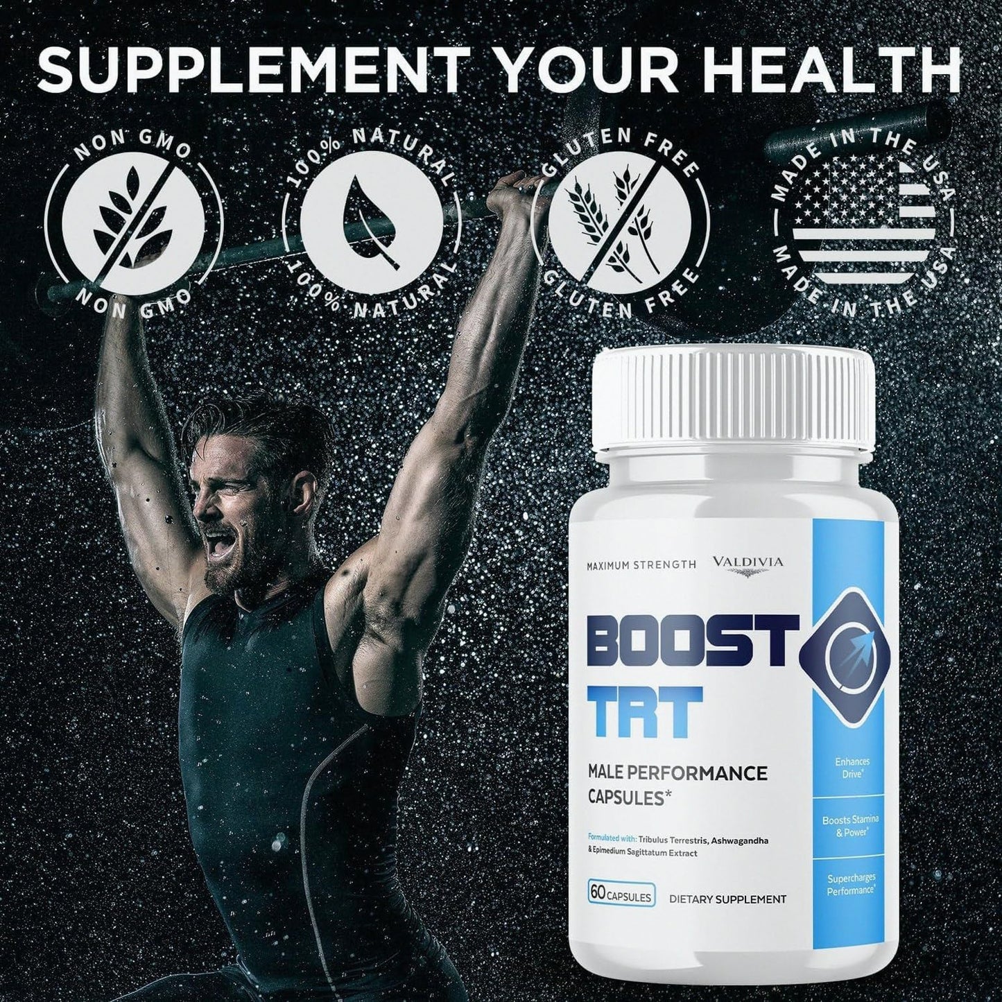 KYFLAG BoostTRT Maximum Strength Capsules, 24 Count