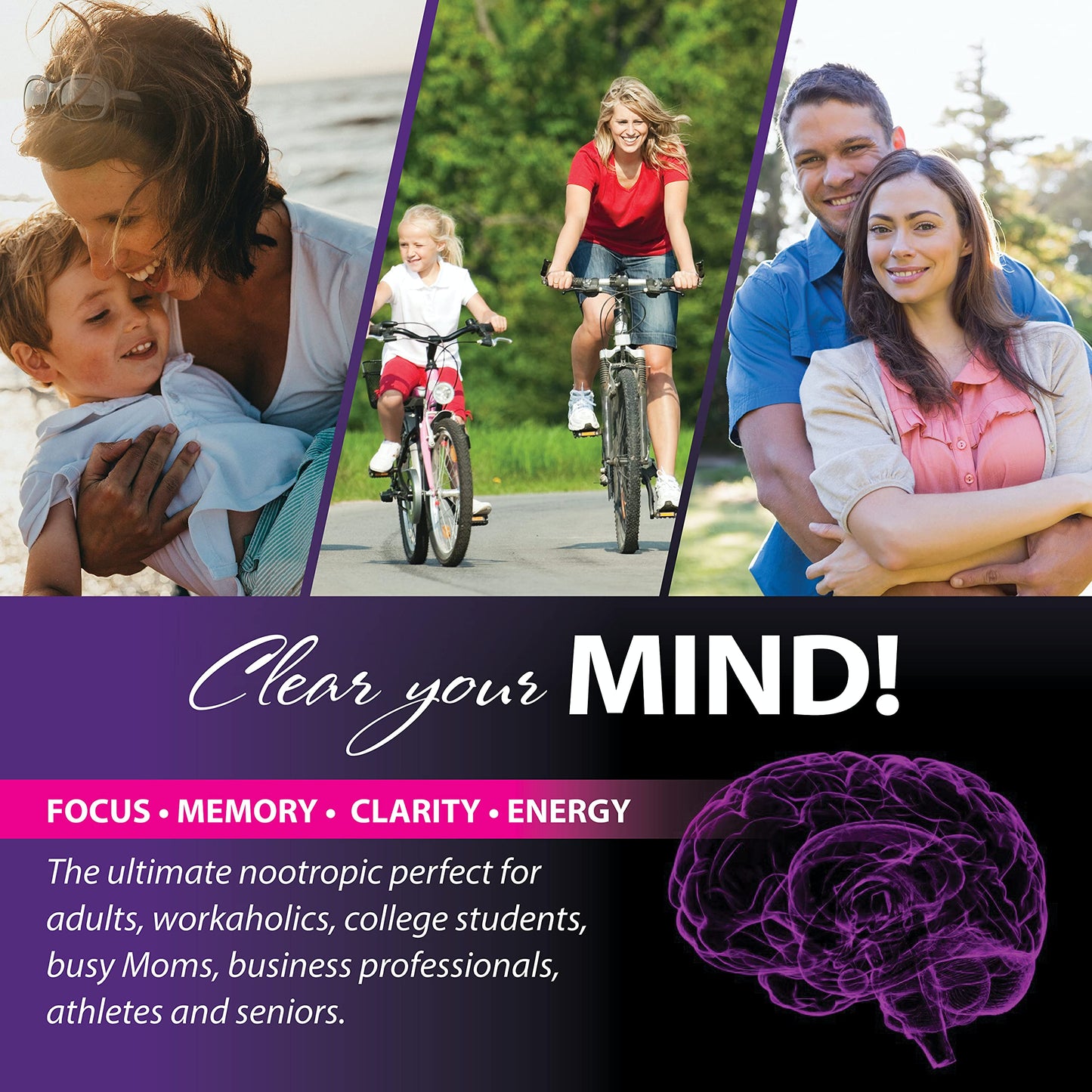 Natural Science Creation Super Mom Brain Awake Natural Energy Capsules 30 Count