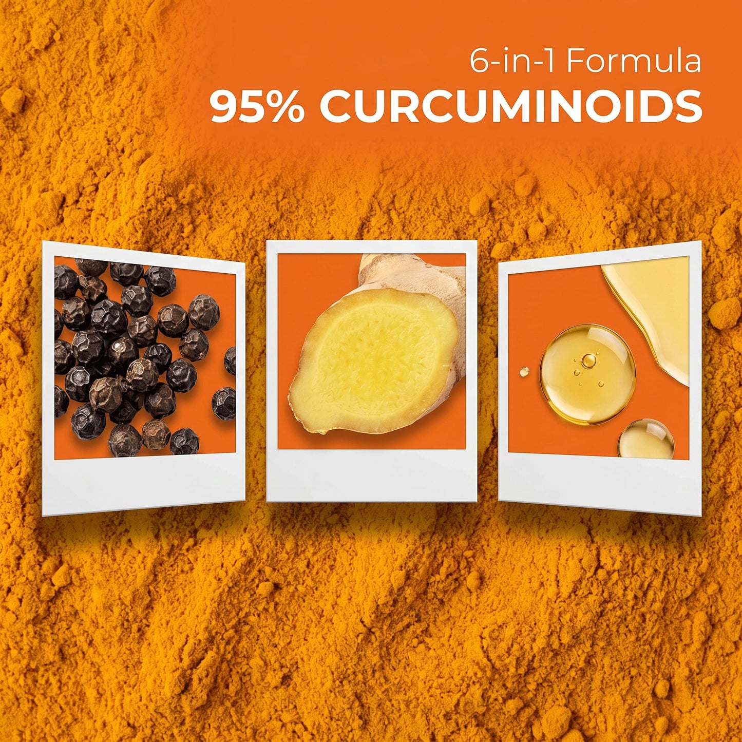 Vlsdoin Elm & Herb Pure Turmeric Curcumin 95 Turmeric Curcumin Supplement with Black Pepper Bee Propolis Ginger Fat Soluble Vitamin C, 120 Capsules