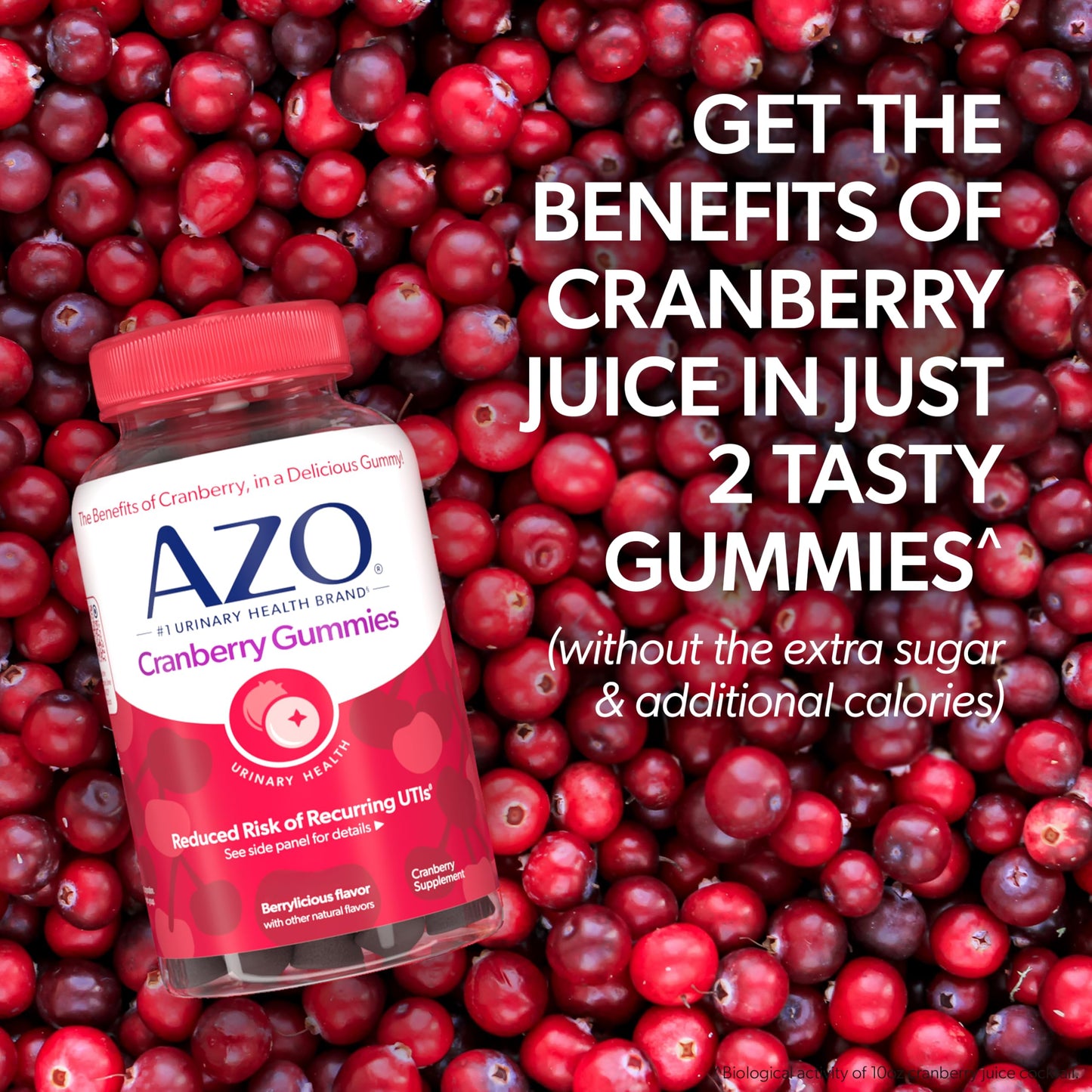 AZO Cranberry Urinary Tract Health Gummies, 40 Count