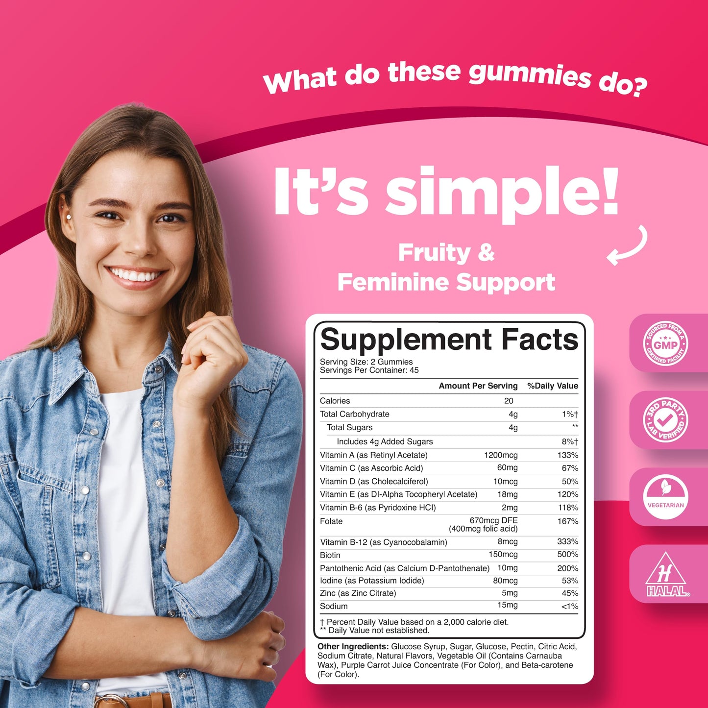 Phytoral Women's Multivitamin Gummies, 90 Count