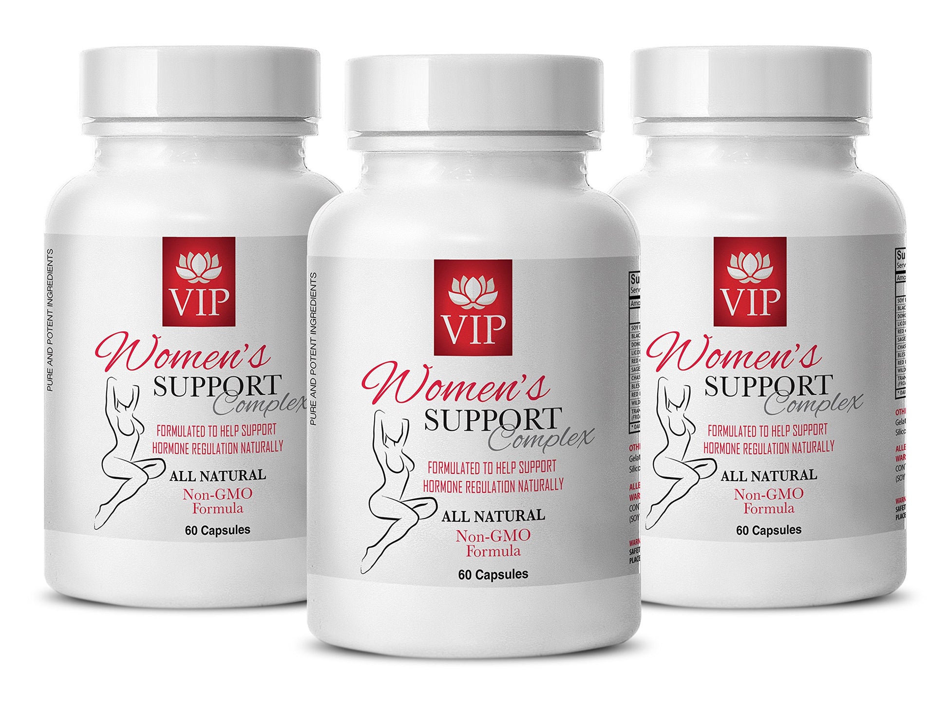 VIP Supplements Hot Flashes Menopause Relief - Women's Support Complex Natural - Licorice Root Extract, 180 Capsules
