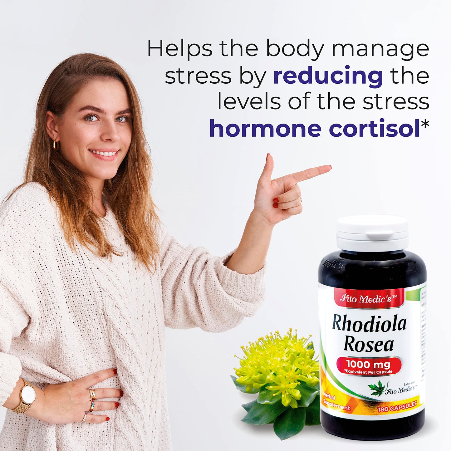 FITO MEDIC'S Rhodiola Rosea 180 Capsules