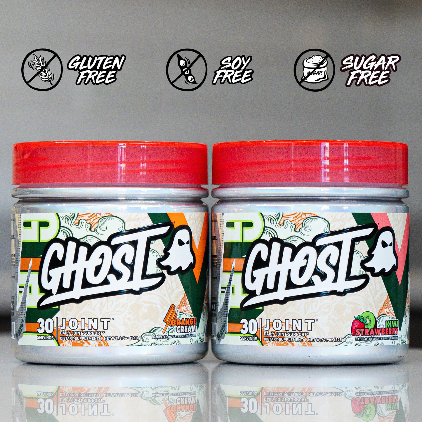 GHOST Joint Supplement Orange Cream Powder 8.5 oz