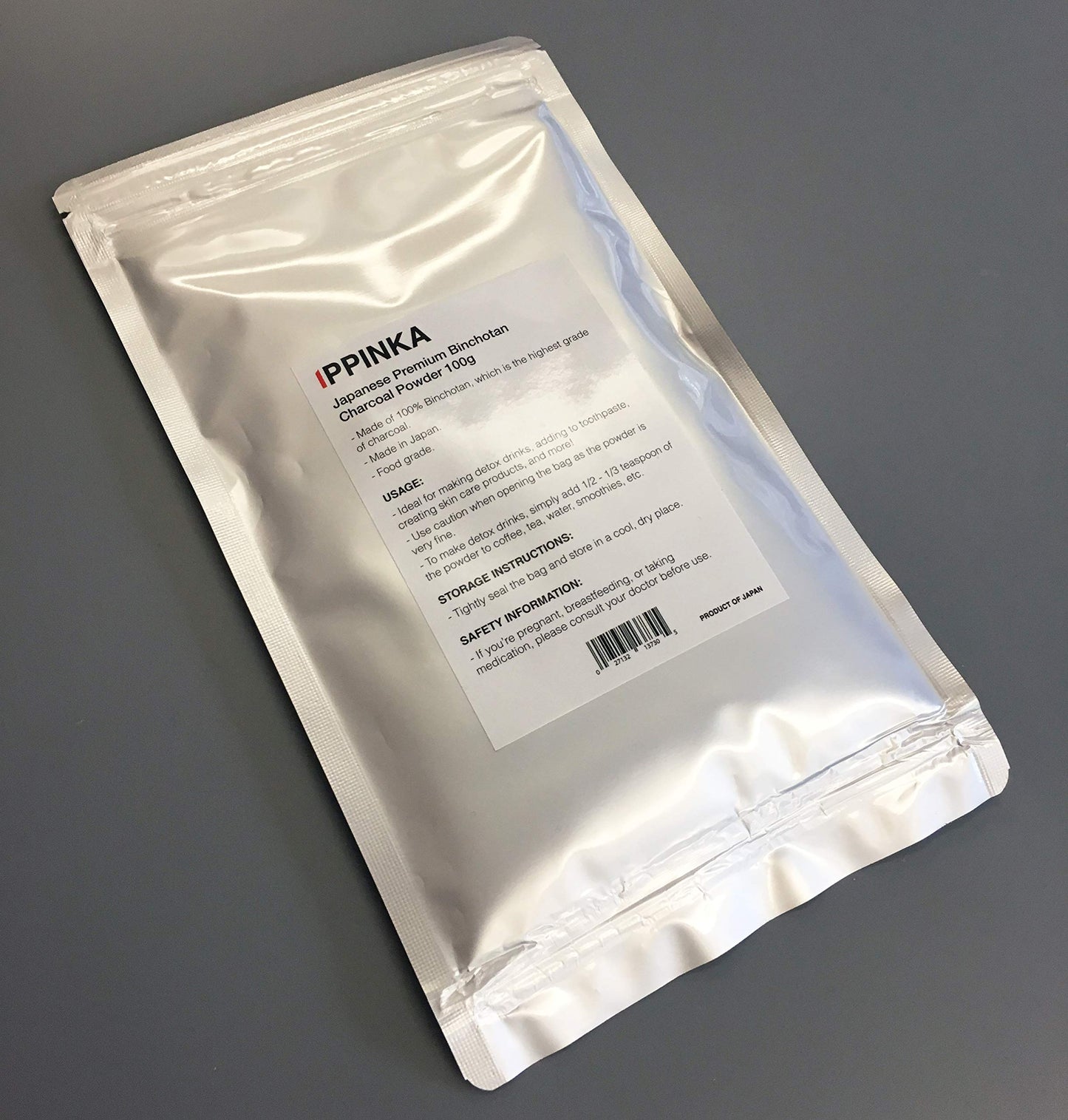 IPPINKA Japanese Premium Binchotan Charcoal Powder 100