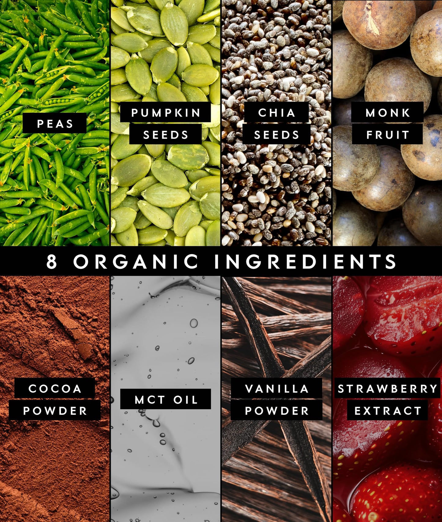 Truvani Vegan Pea Protein Powder - Chocolate Strawberry, 20 Servings