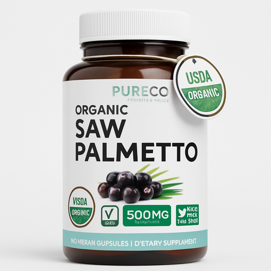 Pure Co Saw Palmetto Capsules 120 Count