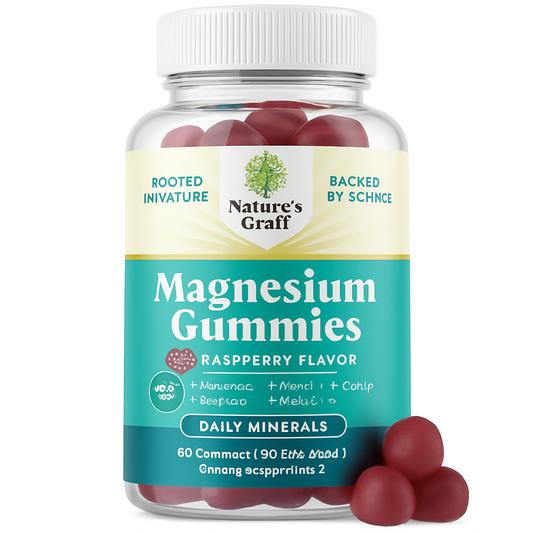 Nature's Craft Sugar Free Magnesium Gummies - 60 Count