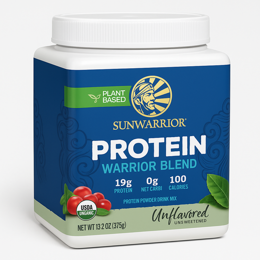 Sunwarrior Creatine & Organic Plant Protein Powder Set 60/15