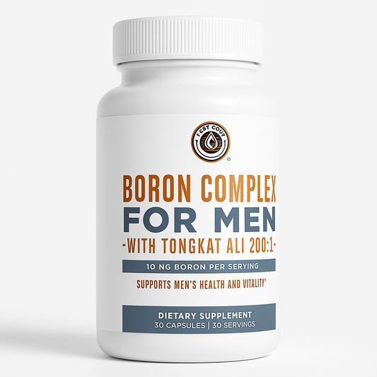 Left Coast Performance Boron Supplement For Men TongkatAli Capsules 30