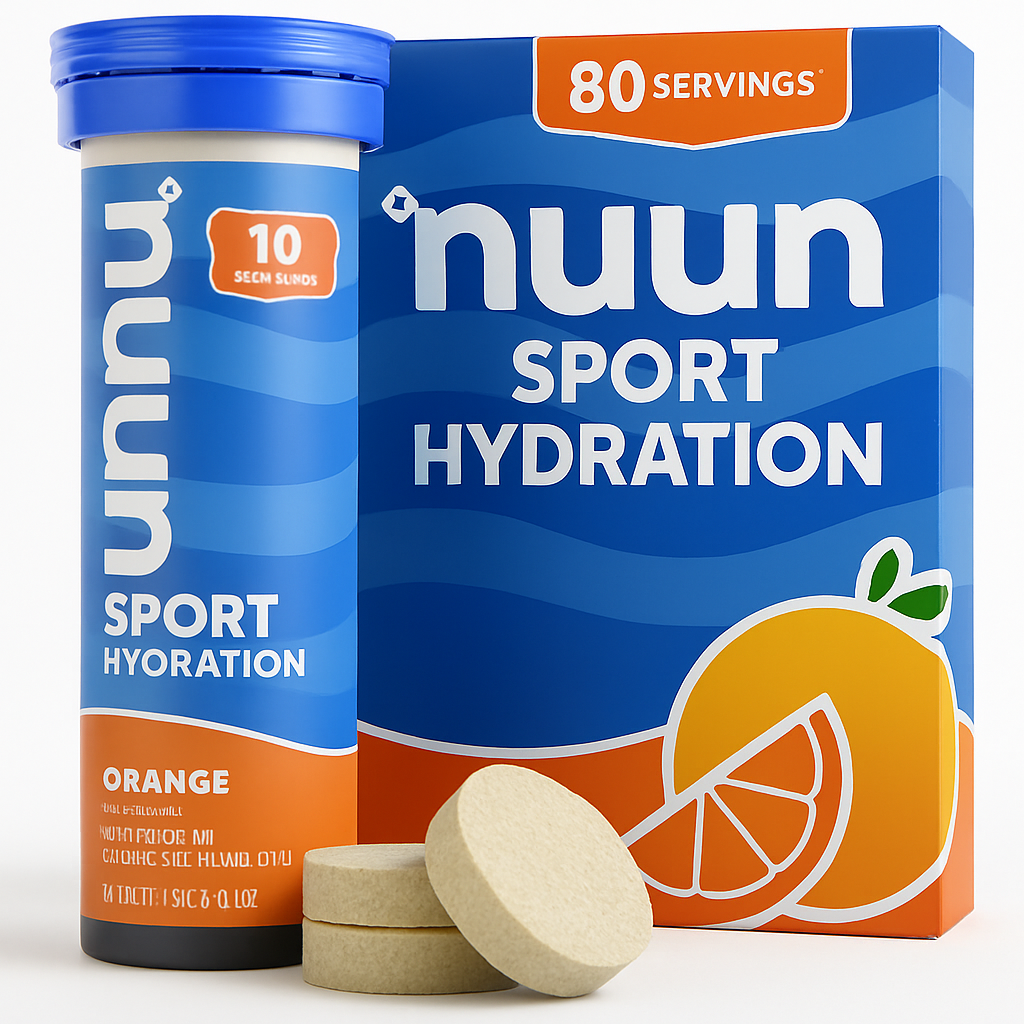 Nuun Sport Electrolyte Tablet Orange, 80 Count