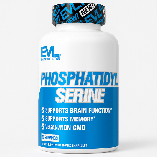 EVL Nutrition Phosphatidylserine Capsule 300mg Brain Support, 60 Count