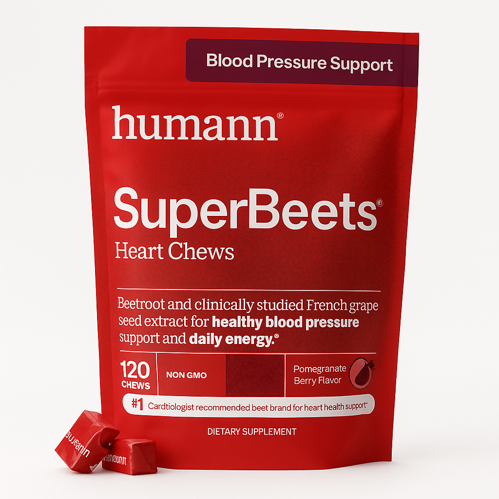 Humann SuperBeets Heart Chews 120 Count