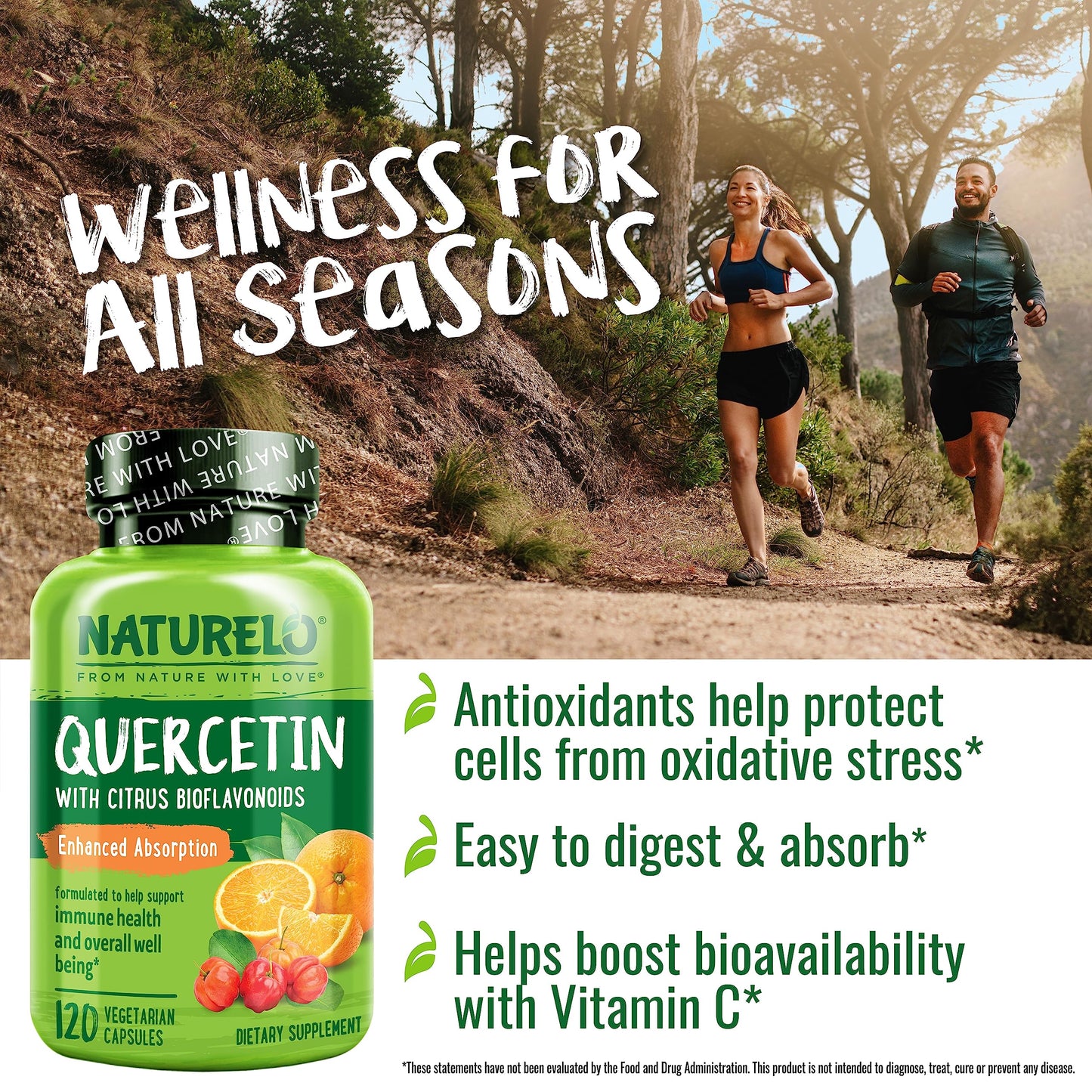 NATURELO Quercetin Citrus Bioflavonoid Complex Capsule 240