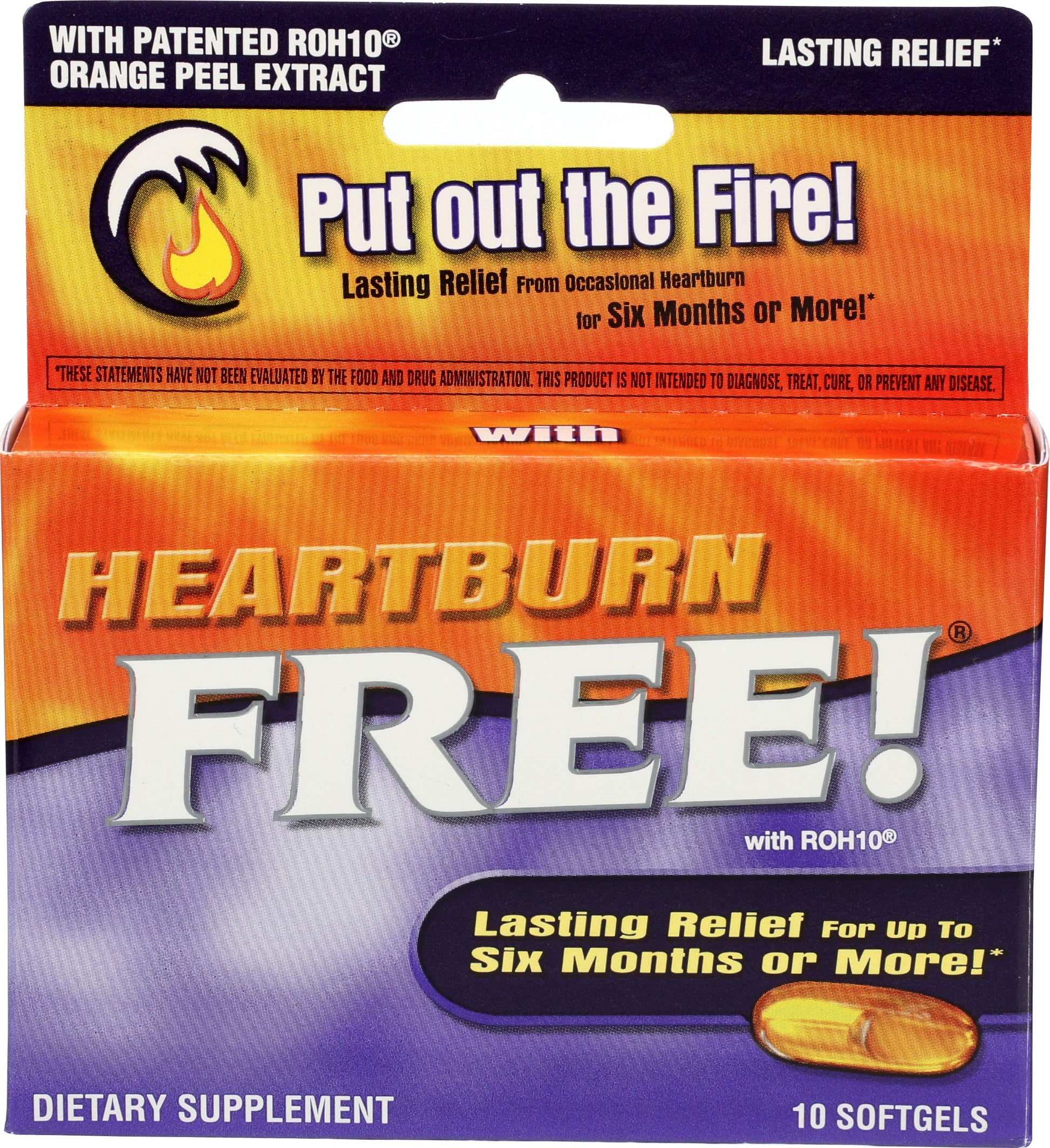 Enzymatic Therapy Heartburn Free w/ ROH10 Softgels 10