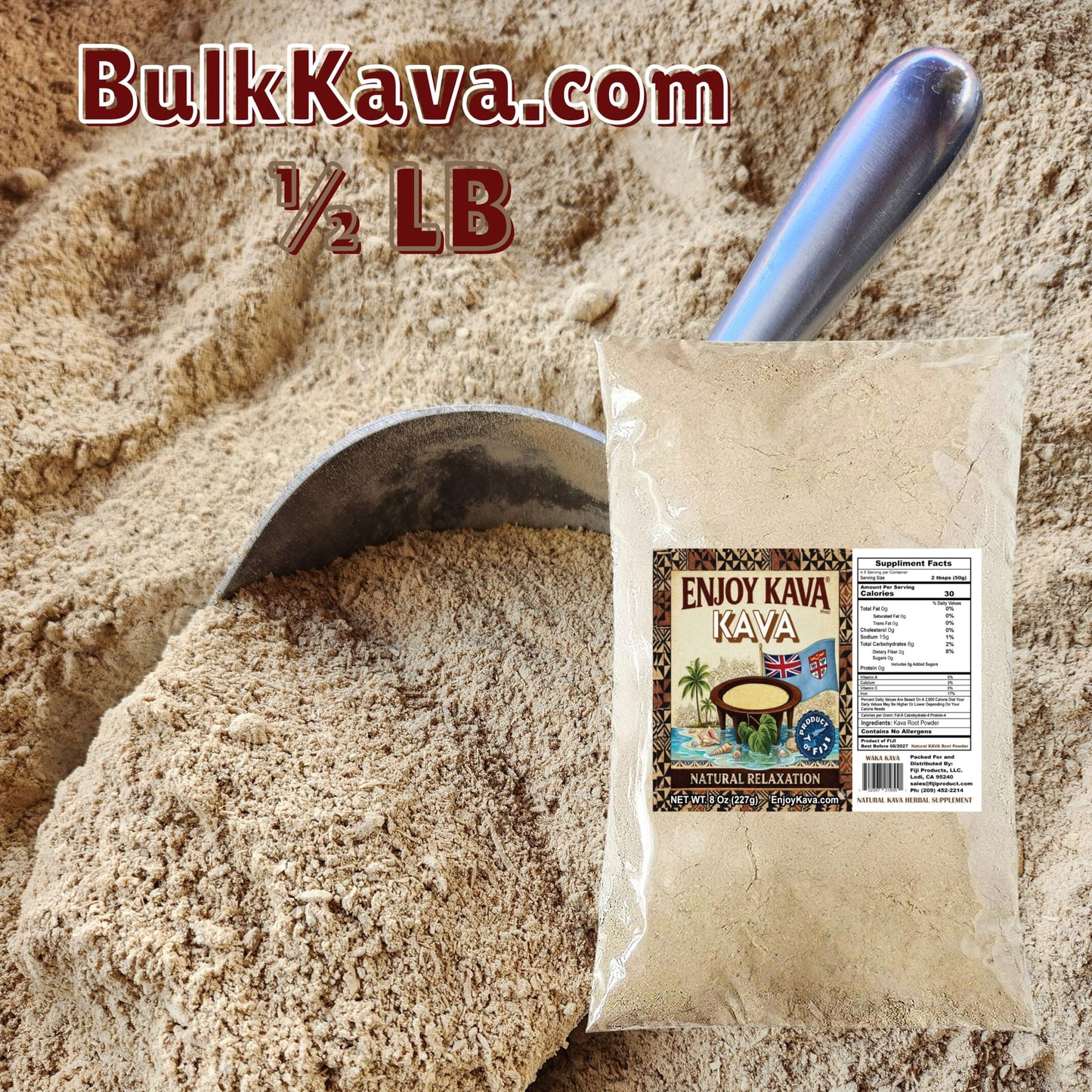 Enjoy Kava Noble Kava Root Powder, 1 Count