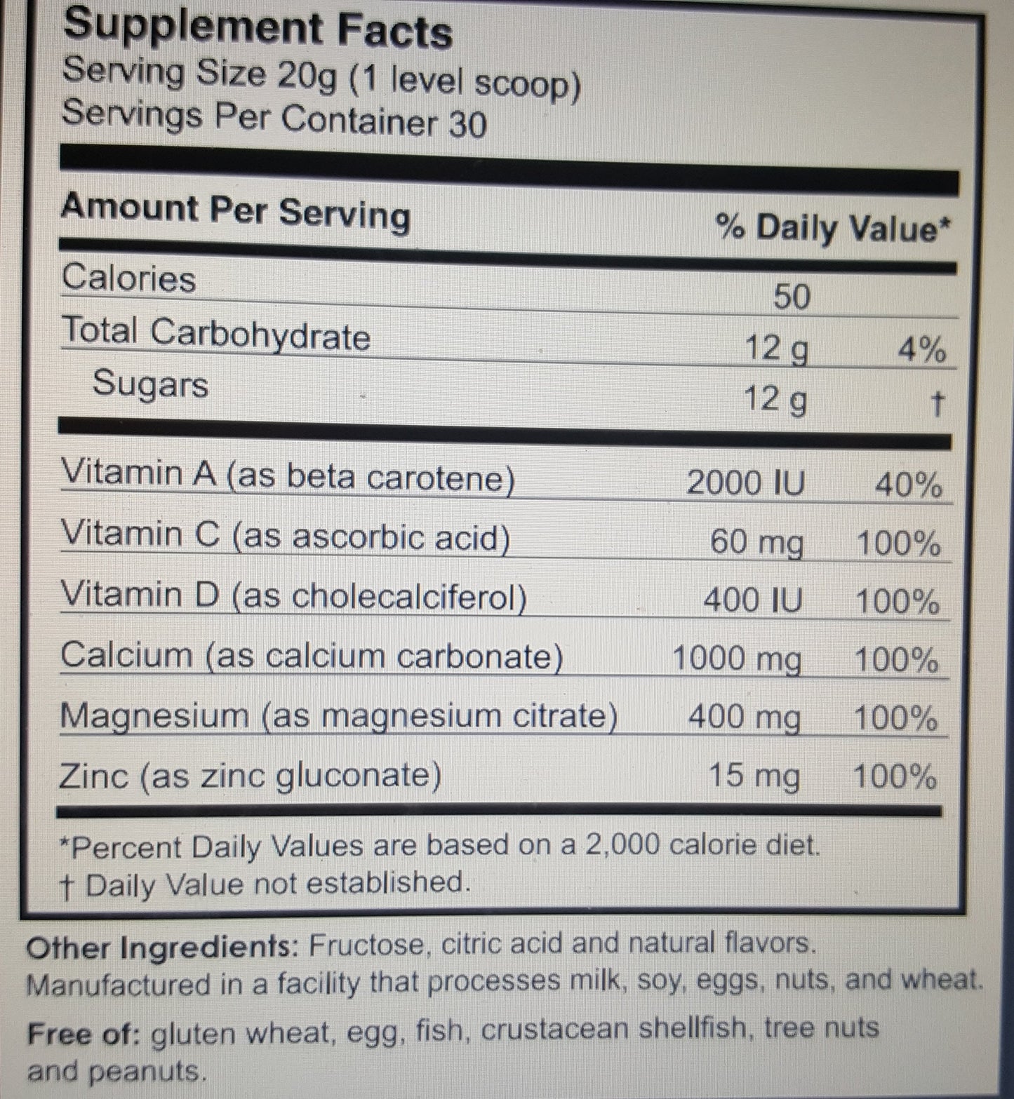 Youngevity Cal Mag 100 Calcium Magnesium Vitamin D Bone Support Supplement Powder 21.1644 Ounces