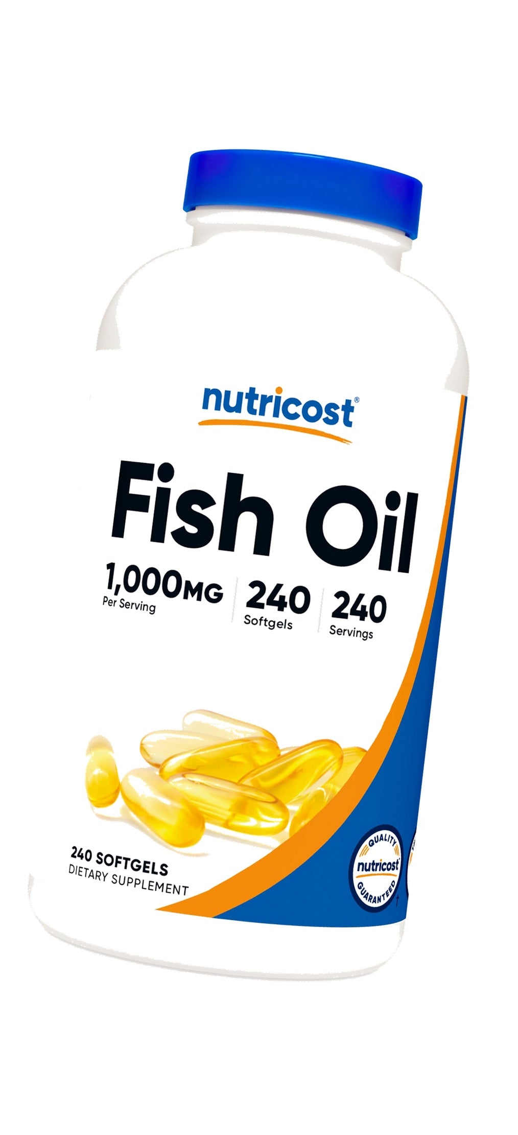 Nutricost Fish Oil Omega 3 Softgels with EPA & DHA, 240 Softgels, GMO-Free