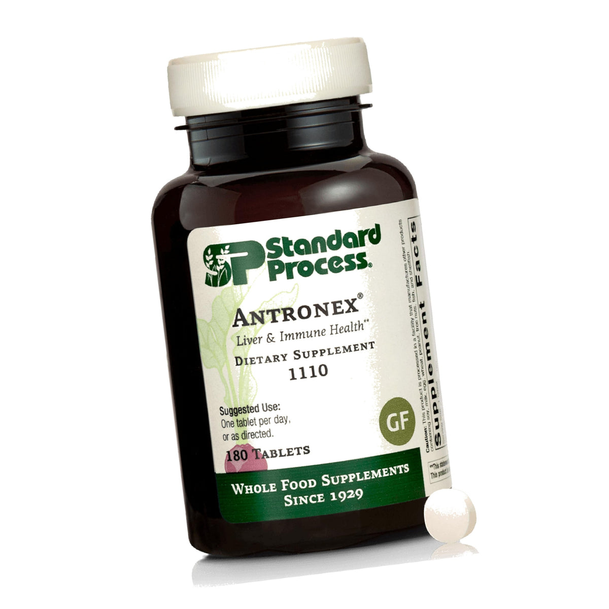 Standard Process Antronex, Liver Health Dietary Supplement, 180 Tablets