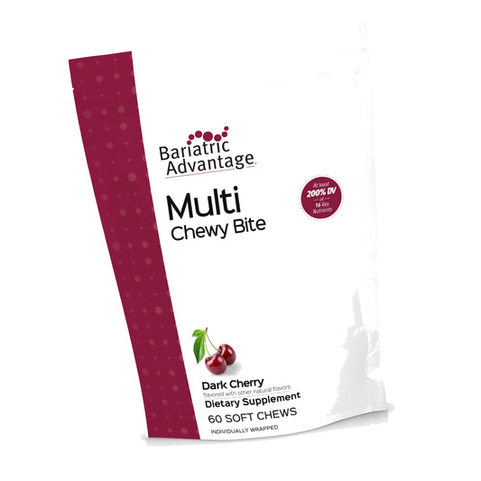 Bariatric Advantage Multi Chewy Bite, Dark Cherry, 60 Count