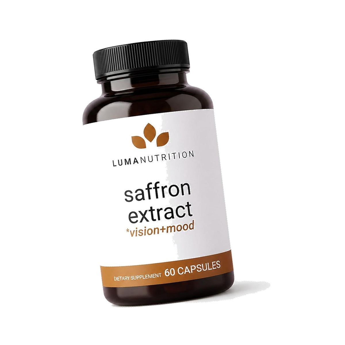 Luma Nutrition Saffron Supplement - Mood and Eye Support - 60 Capsules