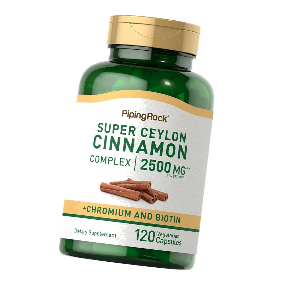 Piping Rock Ceylon Cinnamon Capsules | 120 Pills
