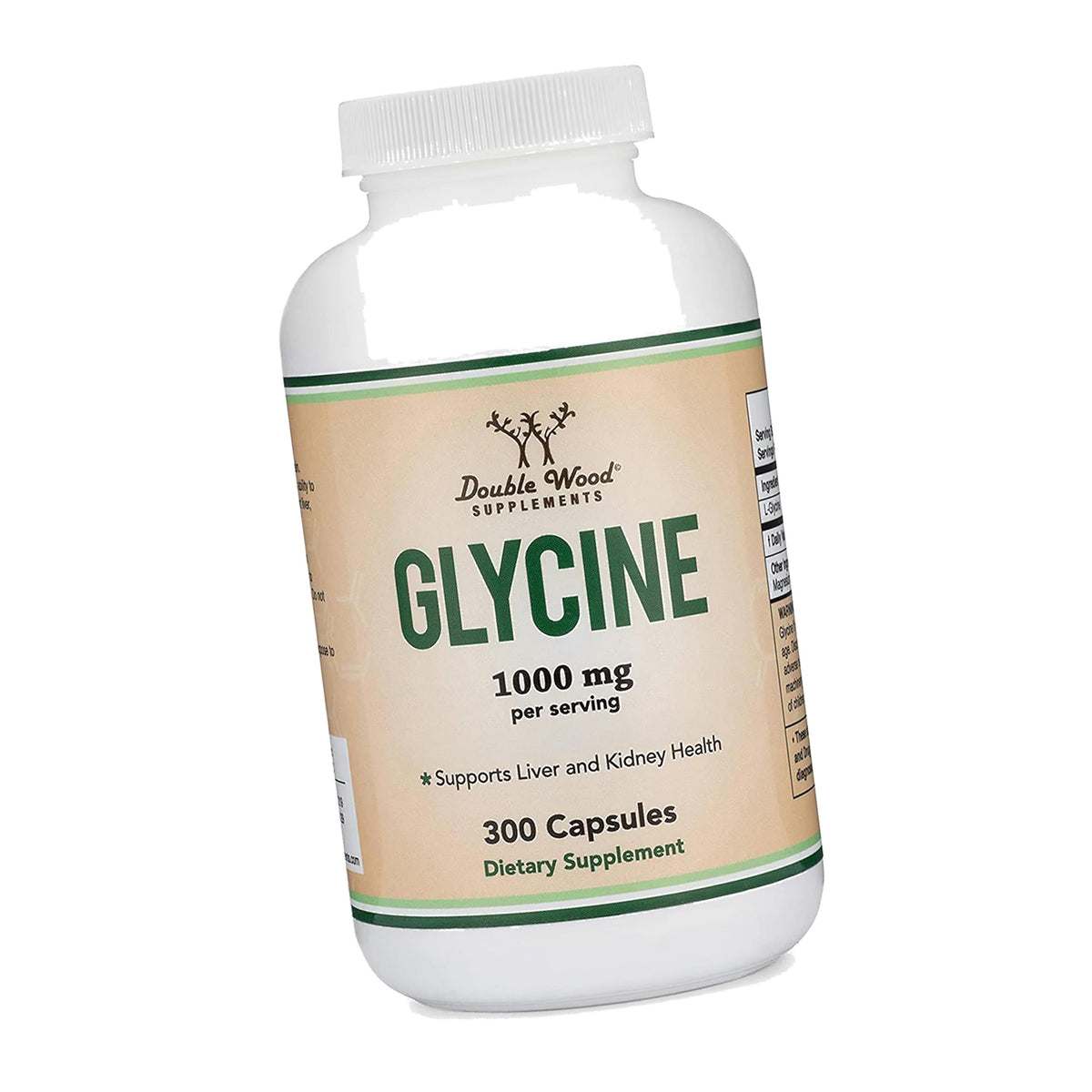 Glycine 1000mg, Amino Acid Supplement, 300 Capsules
