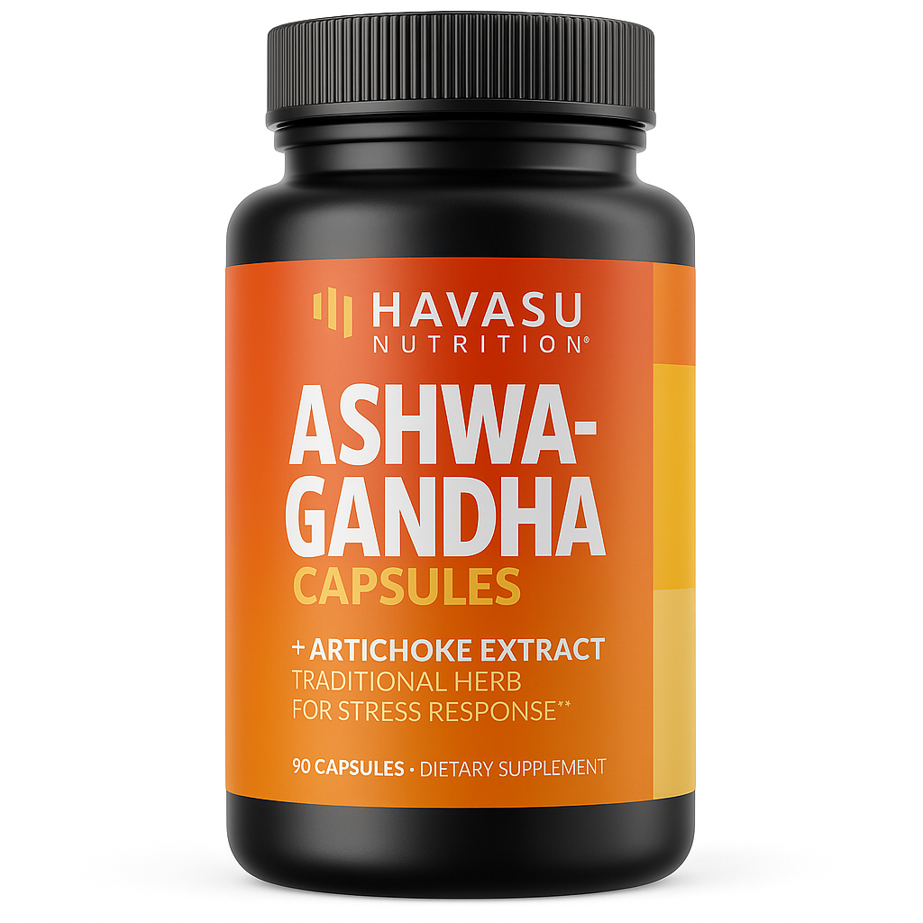 Havasu Nutrition Ashwagandha & Artichoke Capsules 90 Count